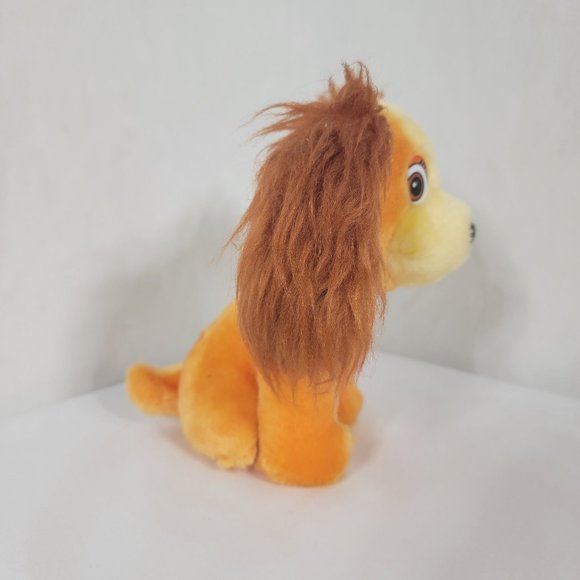 Walt Disney Productions Vintage Plus Lady and the Tramp Stuffed Animal 6" - Picture 3 of 8